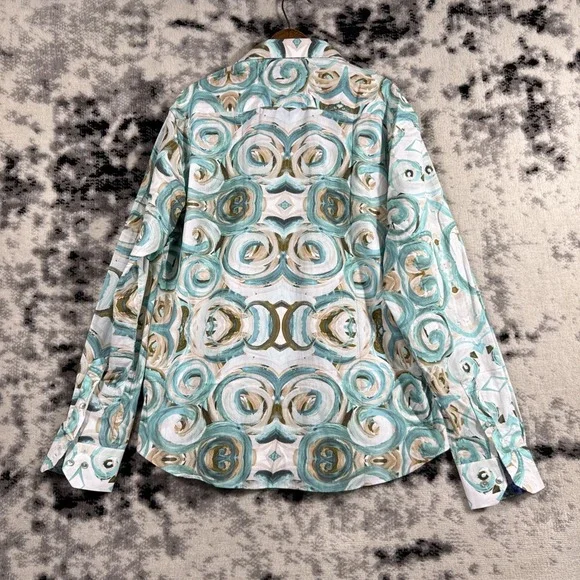 Unique Patterned Button Down - Picture 2 of 8